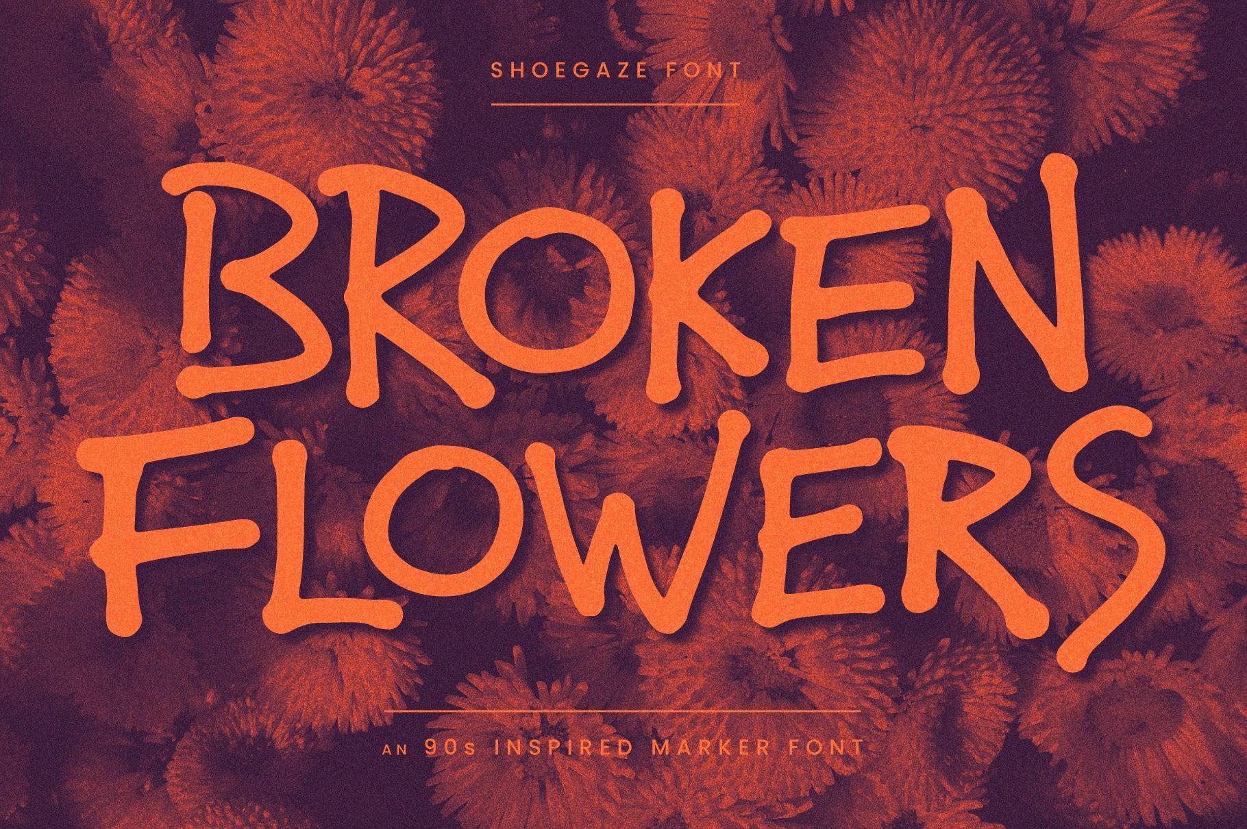 Shoegaze: 1990s Handwriting Font