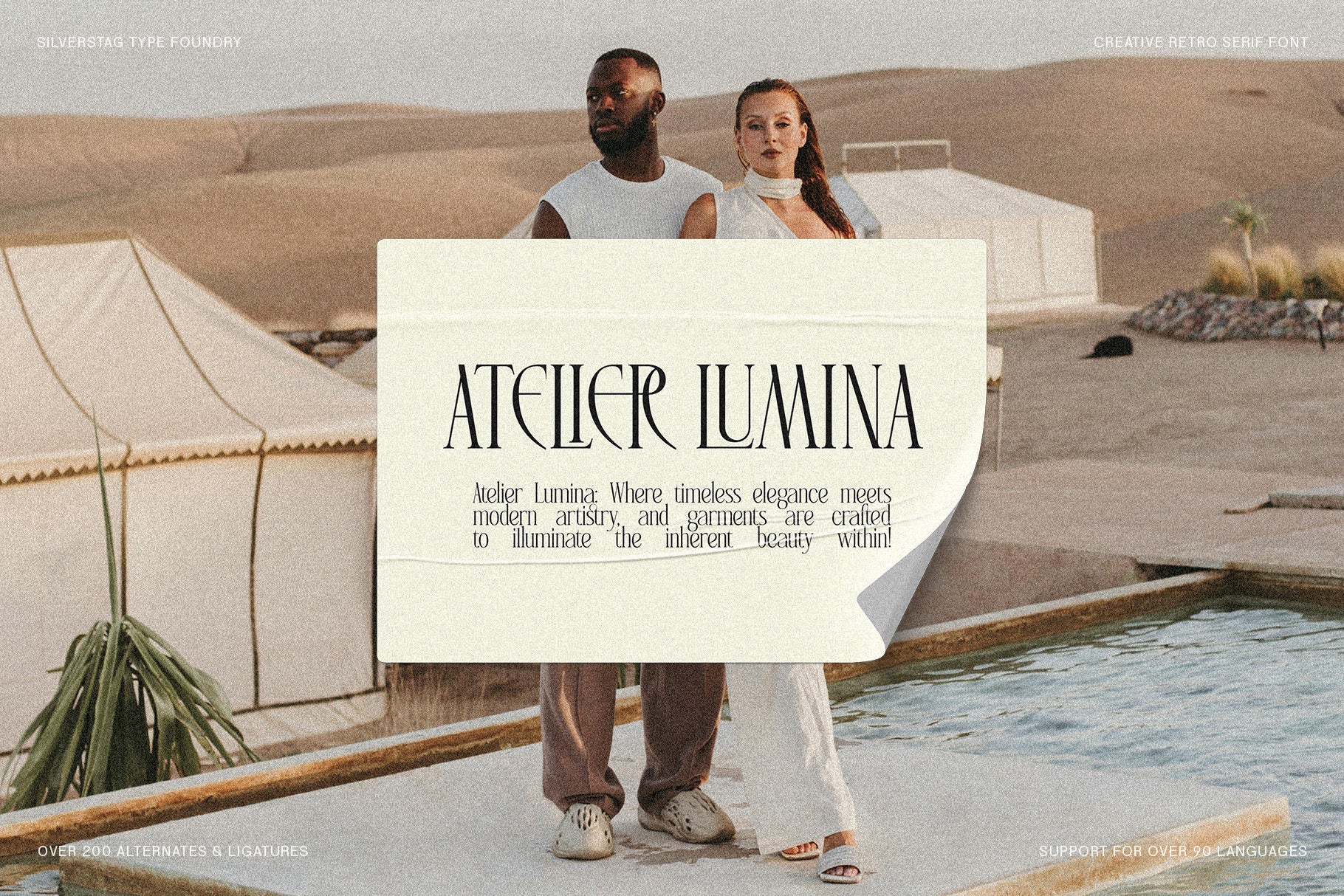 SLTF Rogue Rebellion - Ligature Serif Font