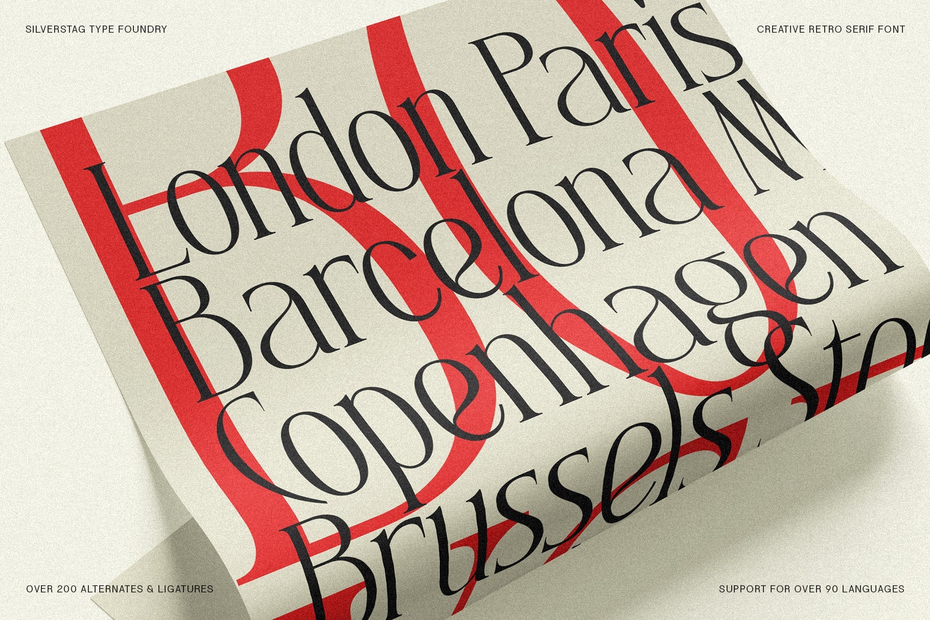 SLTF Rogue Rebellion - Ligature Serif Font