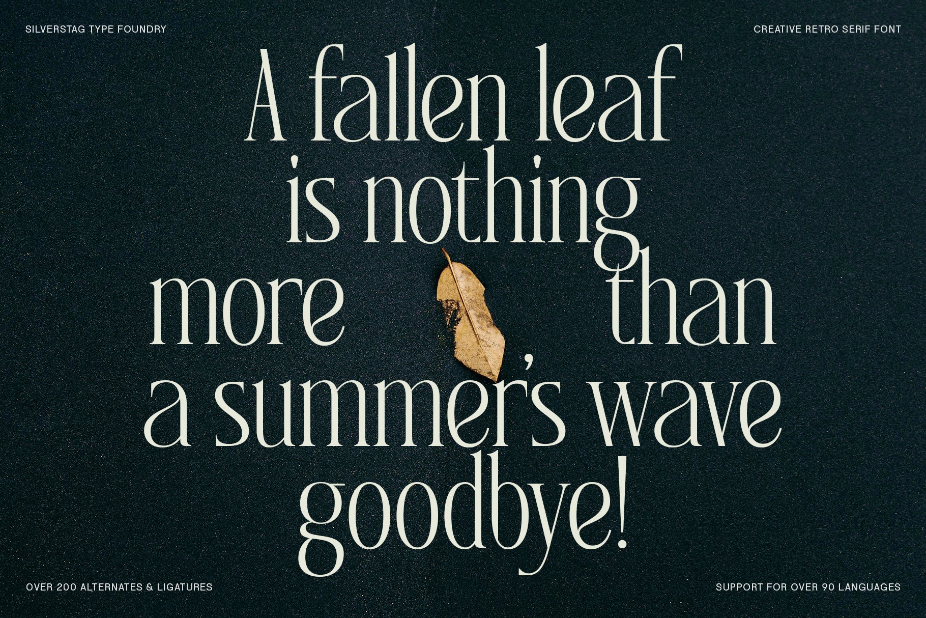 SLTF Rogue Rebellion - Ligature Serif Font