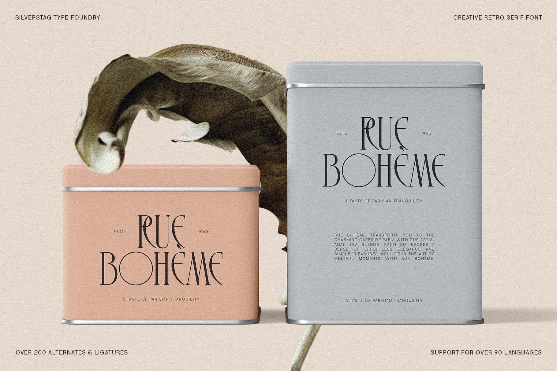 SLTF Rogue Rebellion - Ligature Serif Font