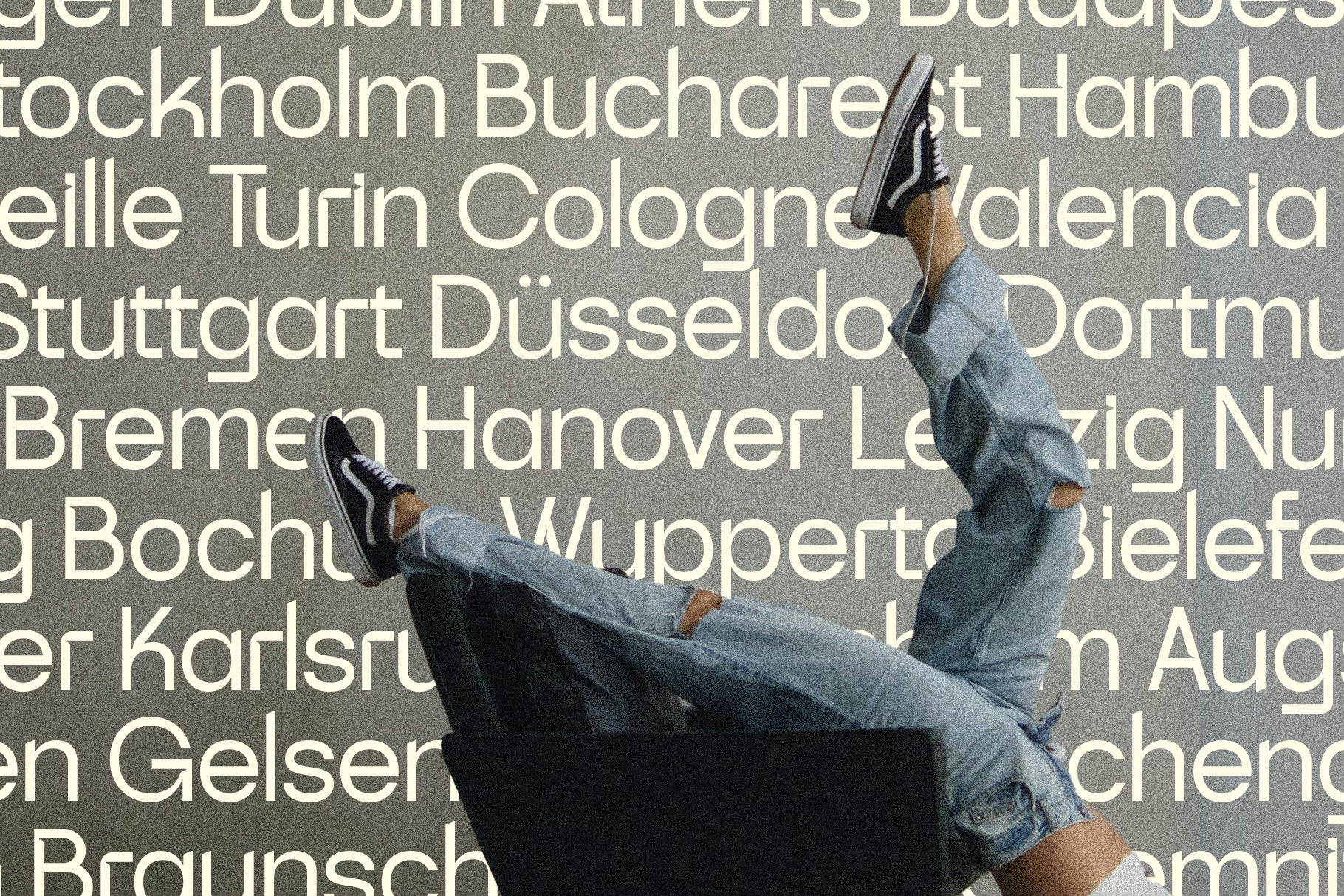 SLTF Skyling - Geometric Grotesk Sans Serif Typeface