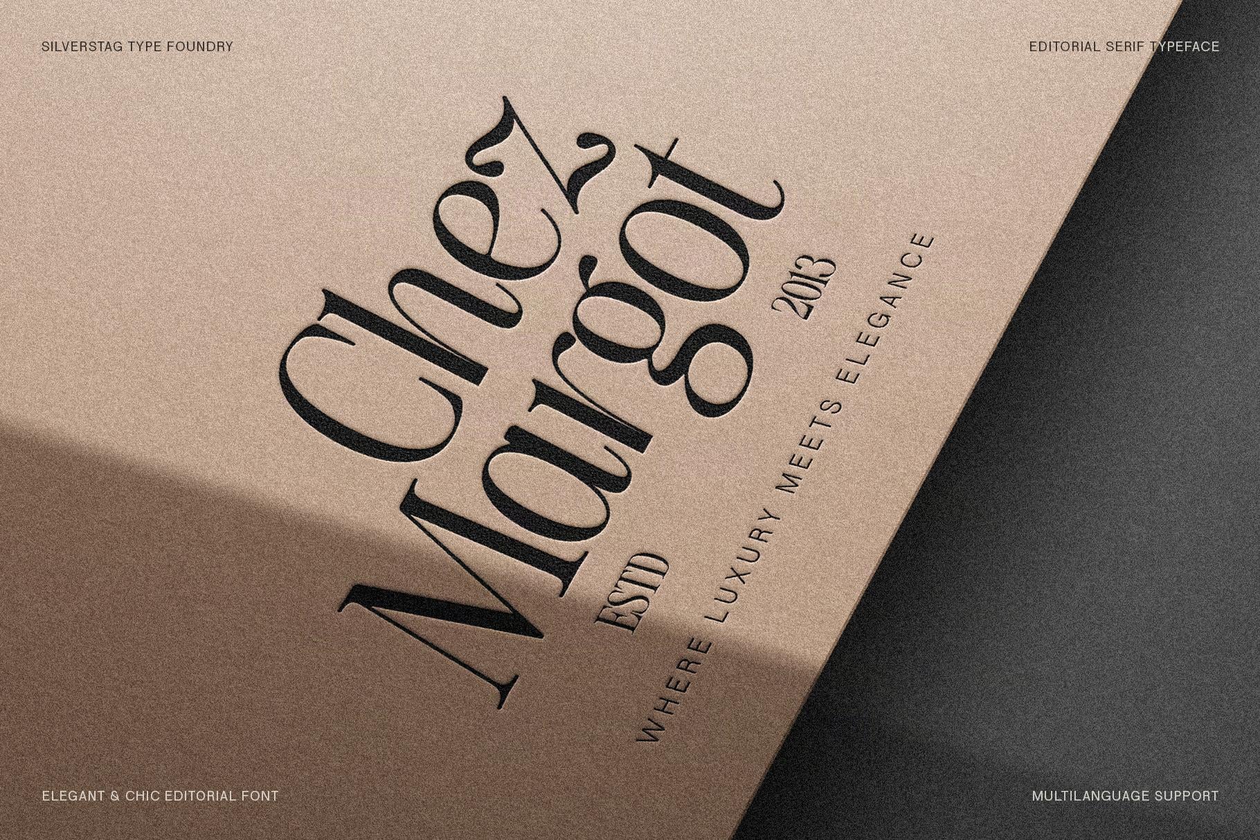 SLTF The Silver Editorial – A Nostalgic 18-Font Serif Typeface