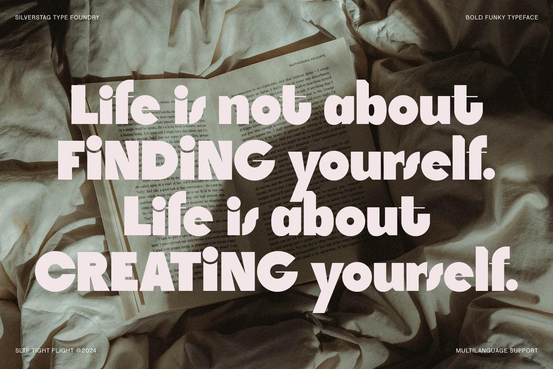 SLTF Tight Flight - Bold Funky Font