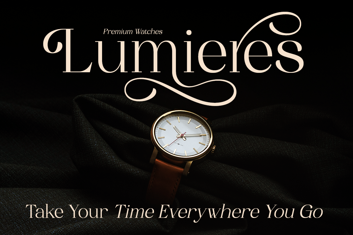 Soluga - Luxury Elegant Serif Font by Ragamkata Studio, preview 4