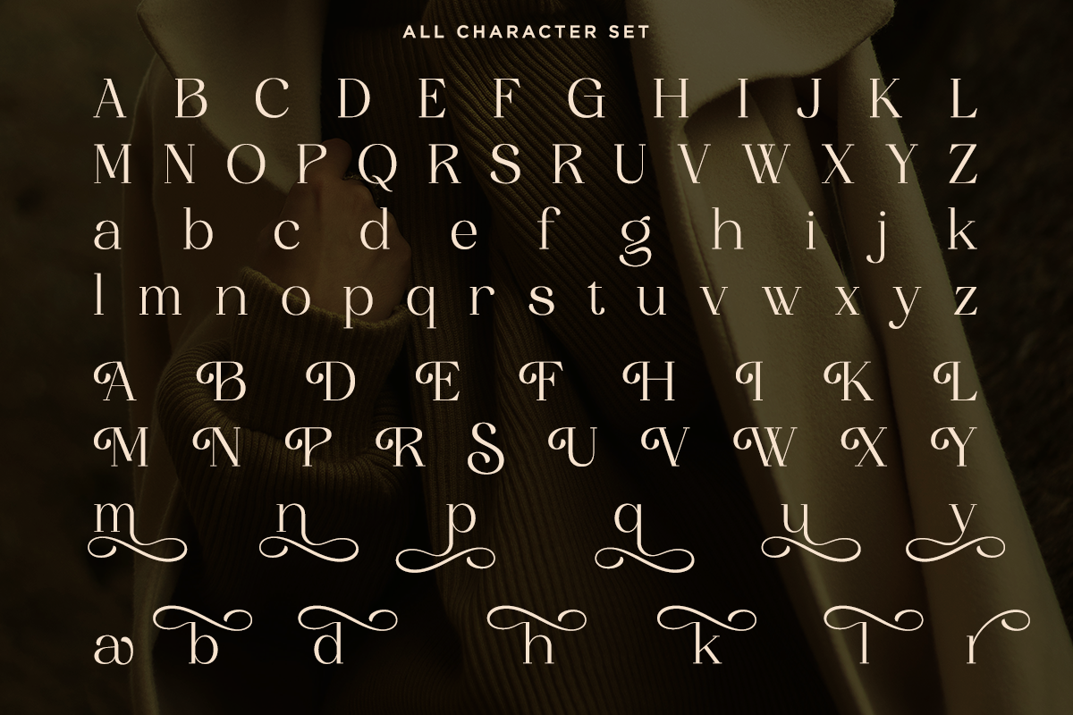 Soluga - Luxury Elegant Serif Font by Ragamkata Studio, preview 9