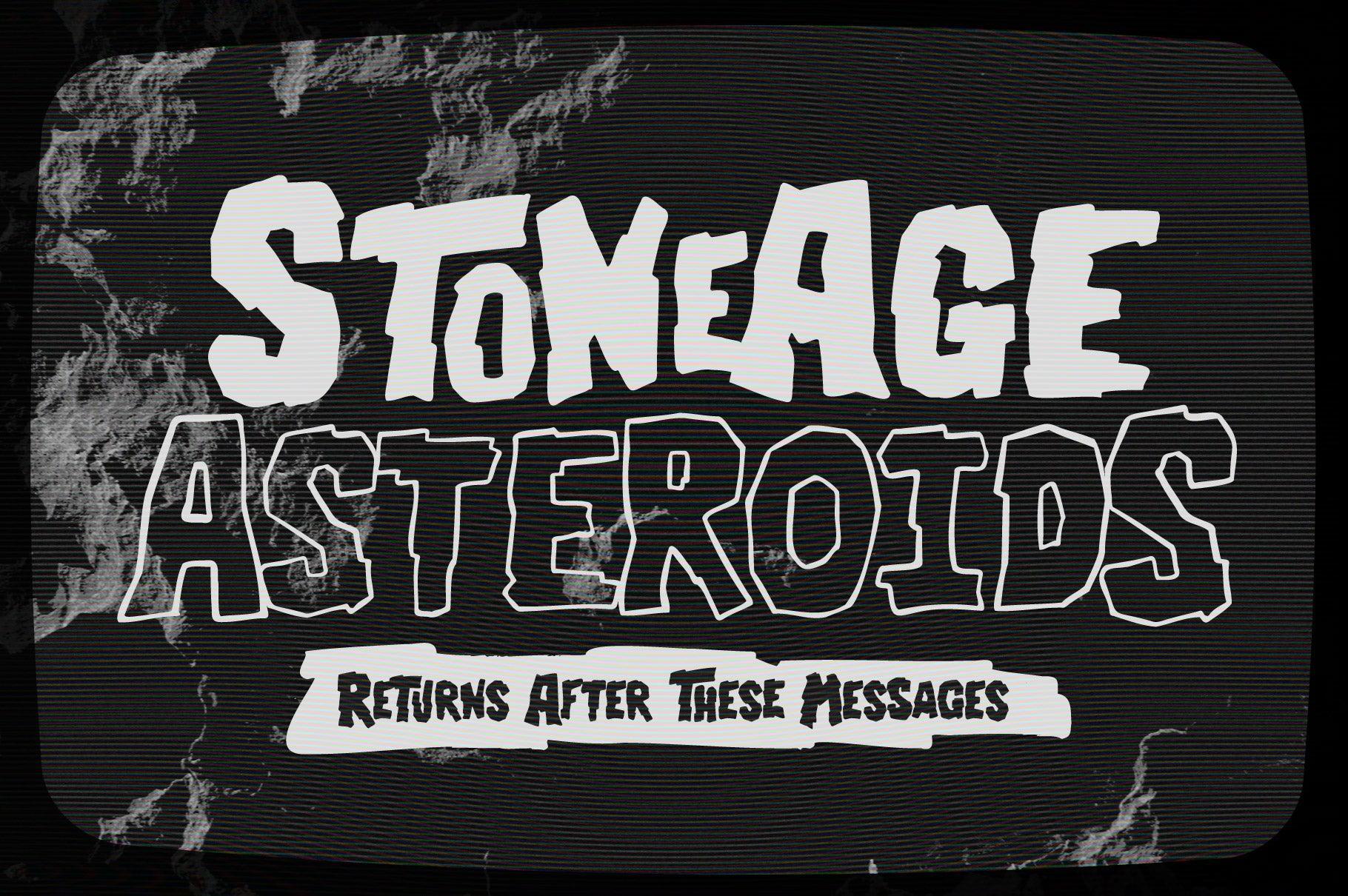 Space Rocks! A Retro Sci-Fi Font Inspired by 1950s Television Serials