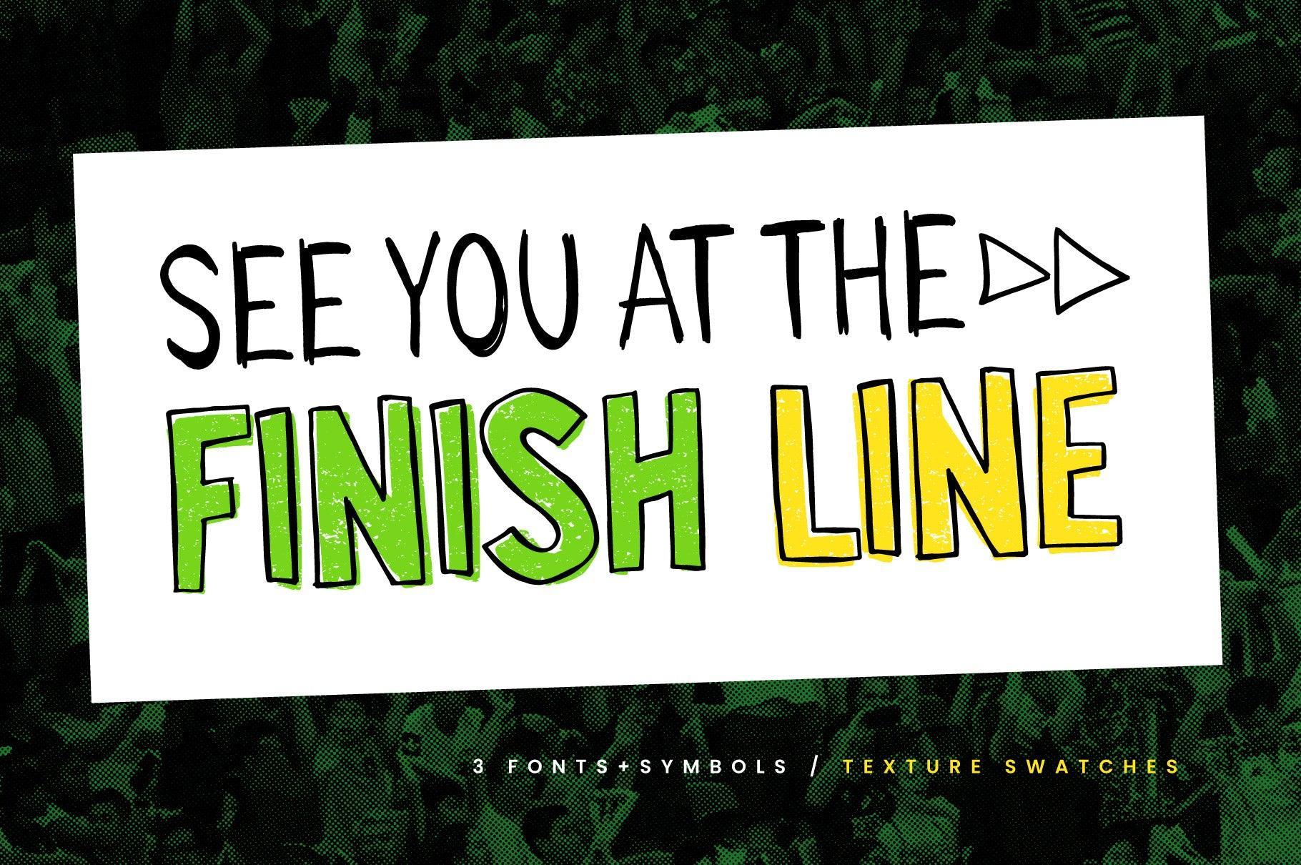 Sports Fan - A Handwritten Placard Font