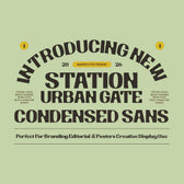 Station Urban Gate Condensed Sans