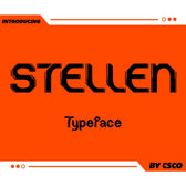 Stellen – Futuristic Font