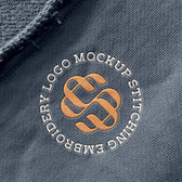 Stitching Embroidery Logo Mockup