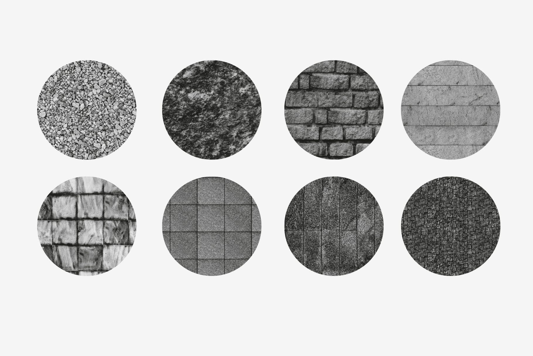 Stones, Marbles & Tiles Procreate Kit