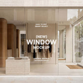 Storefront Window Sticker Mockup