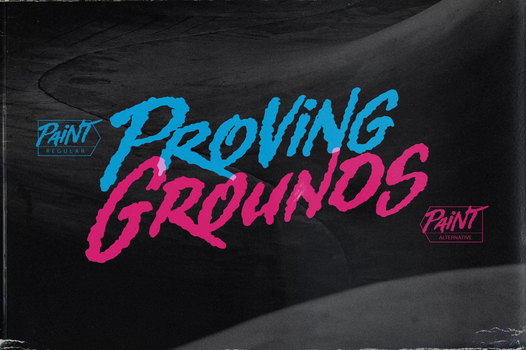 Street Punks: Graffiti Inspired Marker Pen and Paint Brush Font
