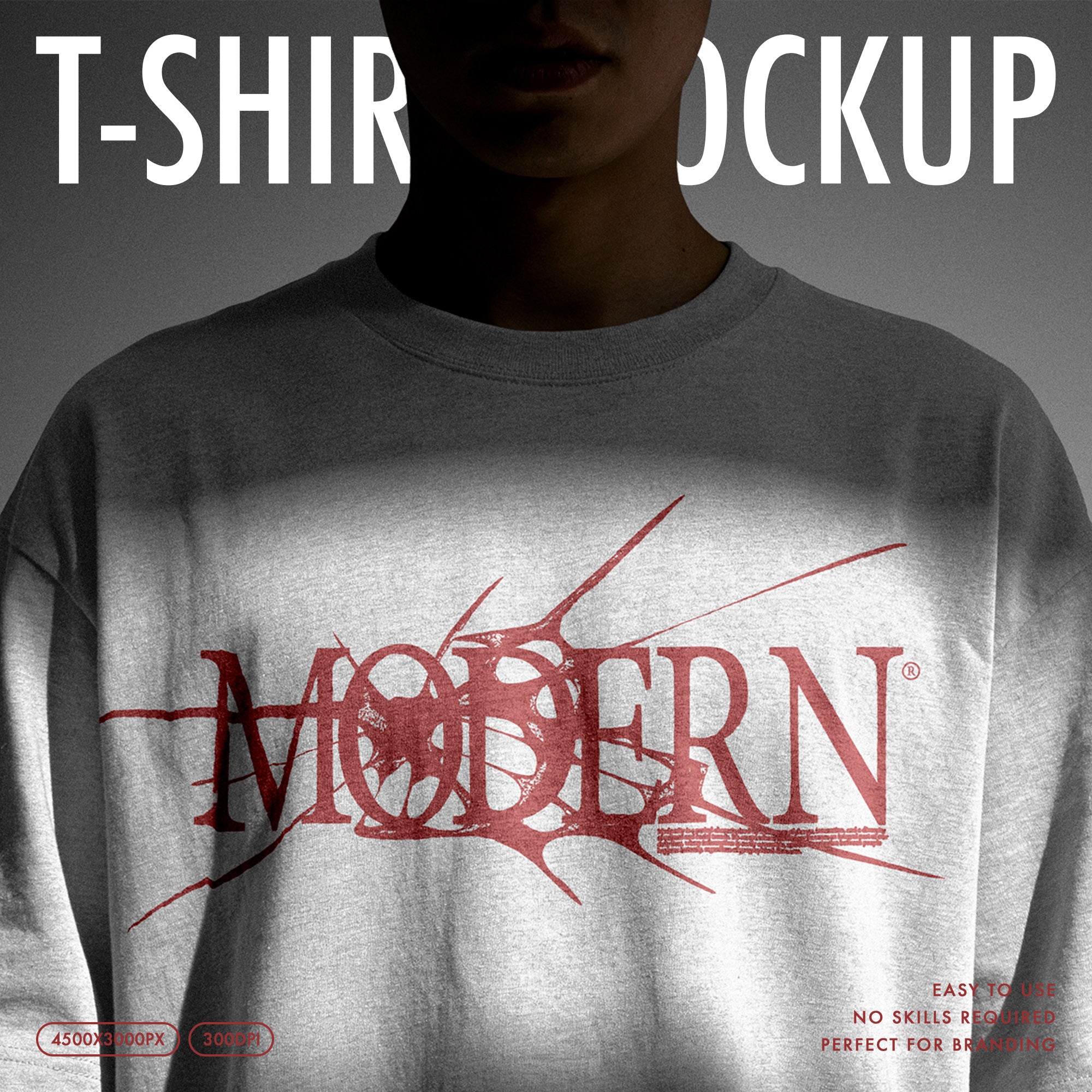 トップス remake print design t-shirt Streetwear Oversized T-Shirt Mockup by Pixelbuddha