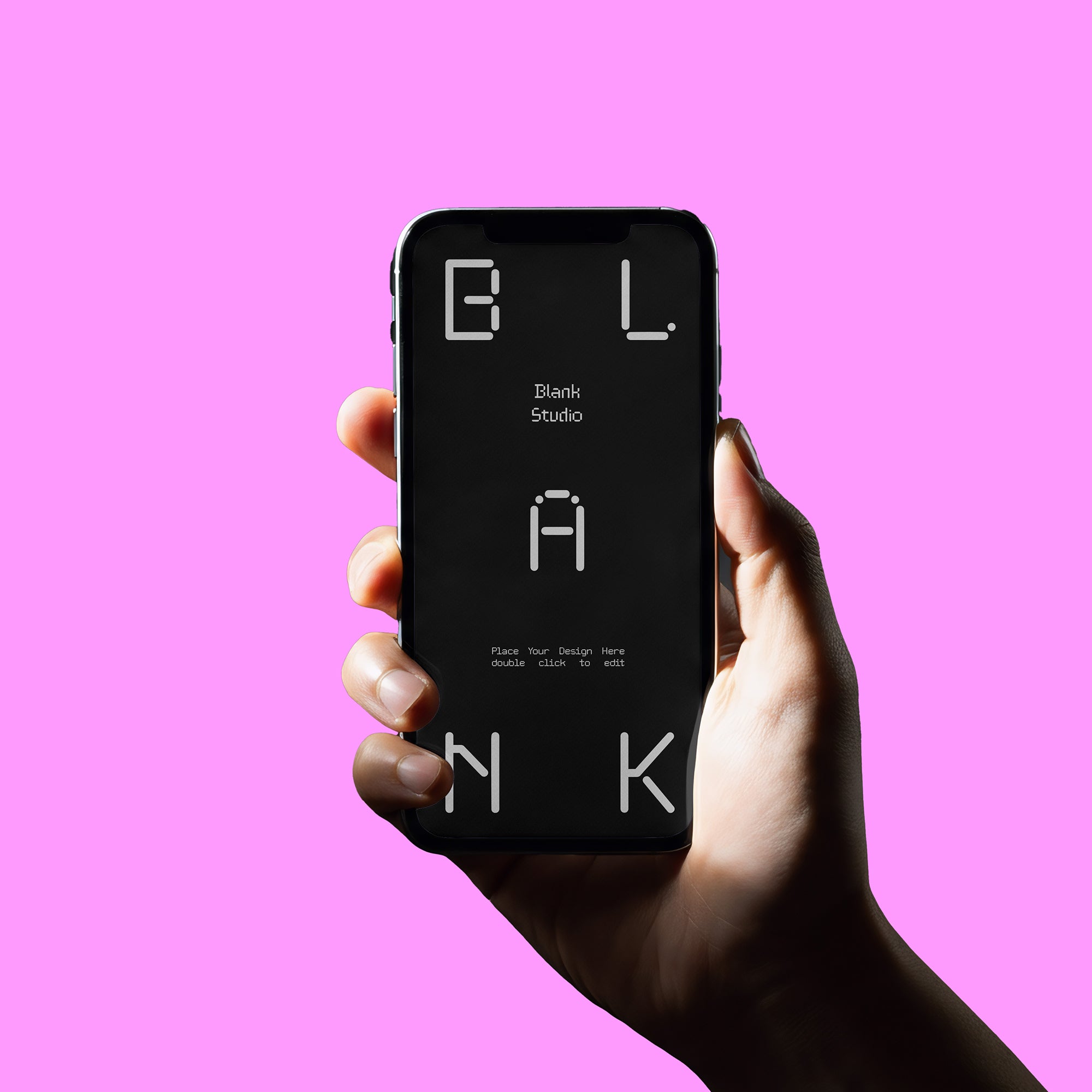 Studio Spotlight Phone Mockup