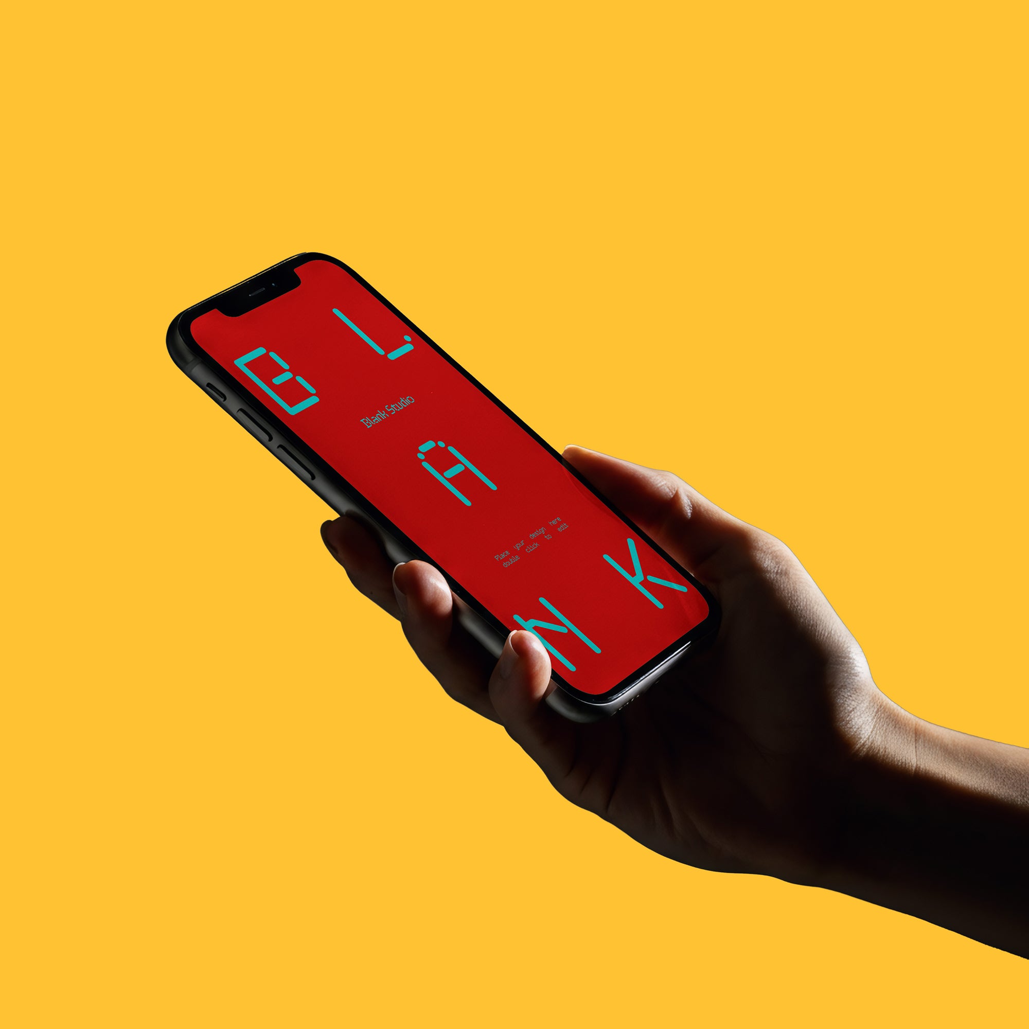 Studio Spotlight Phone Mockup