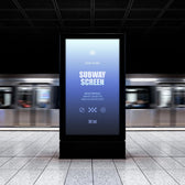 Subway Vertical Screen Mockup