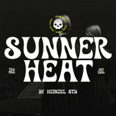Sunner Heat Bold Retro Font