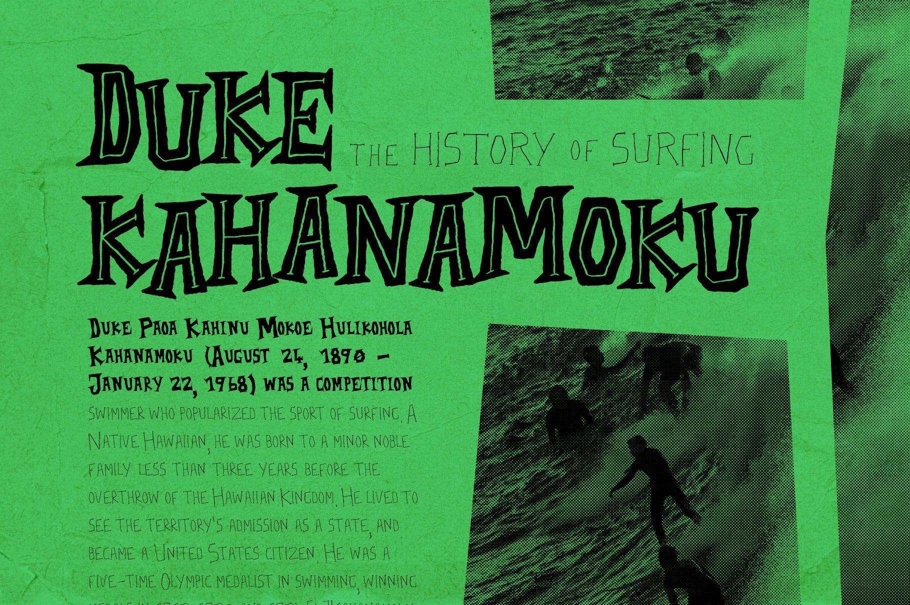 Surfnik - A Hand-Made Vintage Surf and Beatnik Font