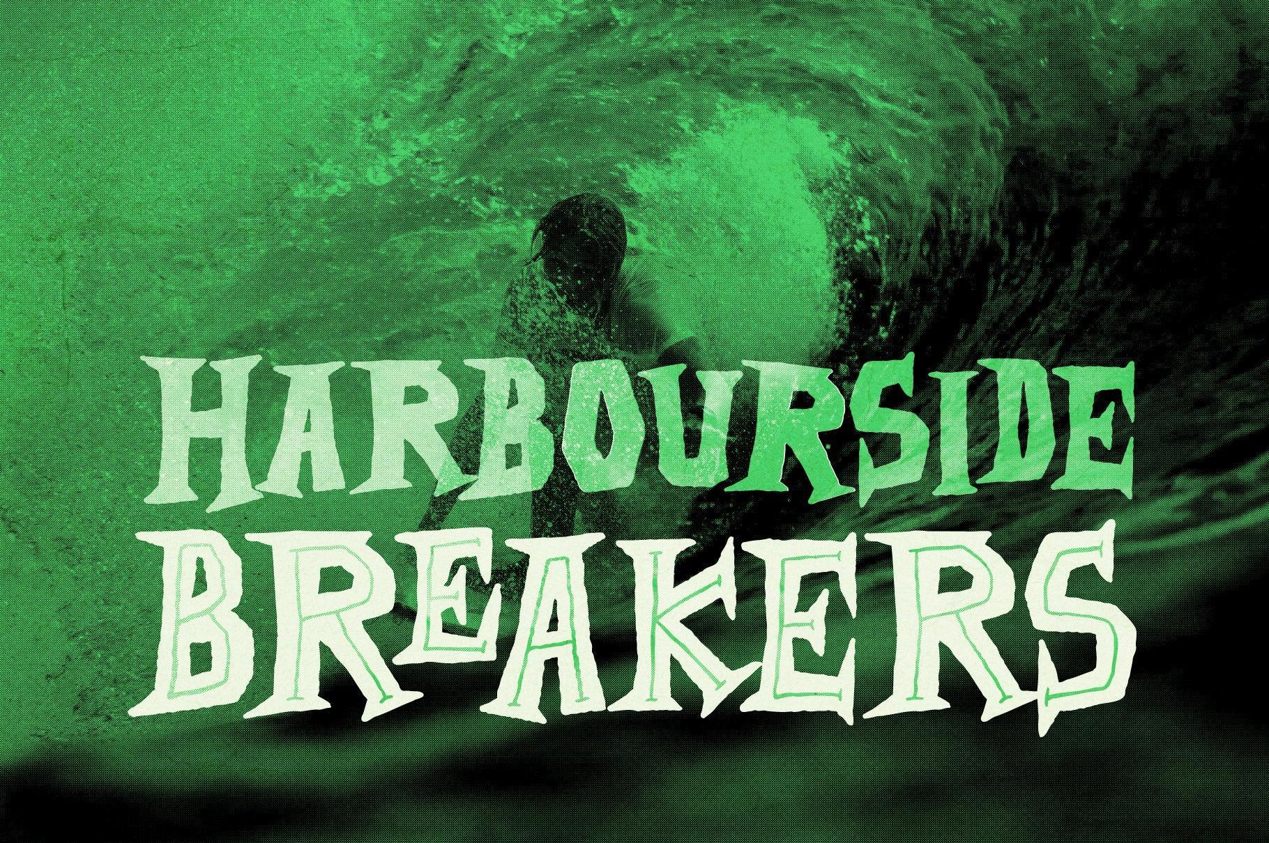 Surfnik - A Hand-Made Vintage Surf and Beatnik Font