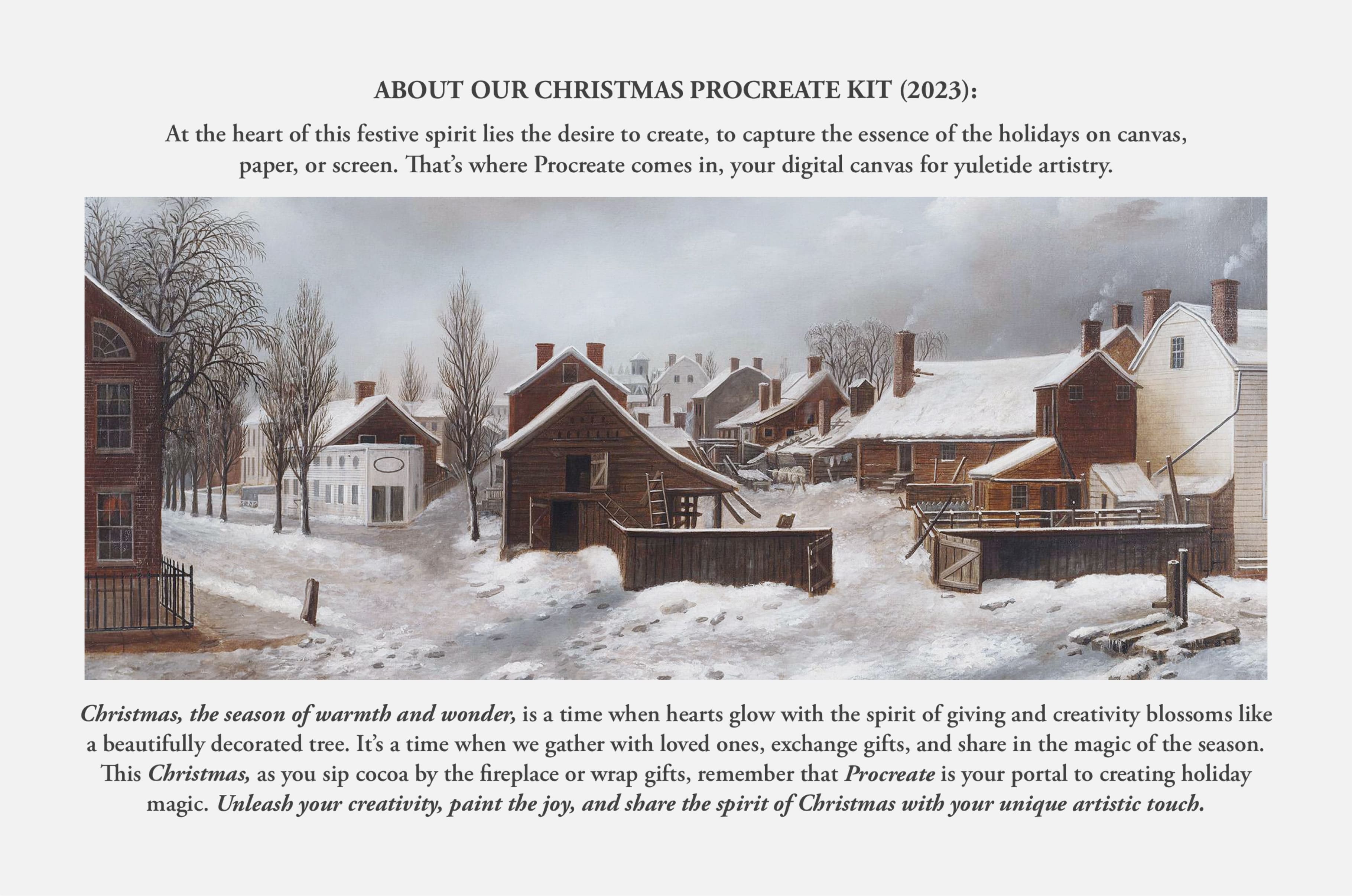 The Christmas Procreate Kit (2023)