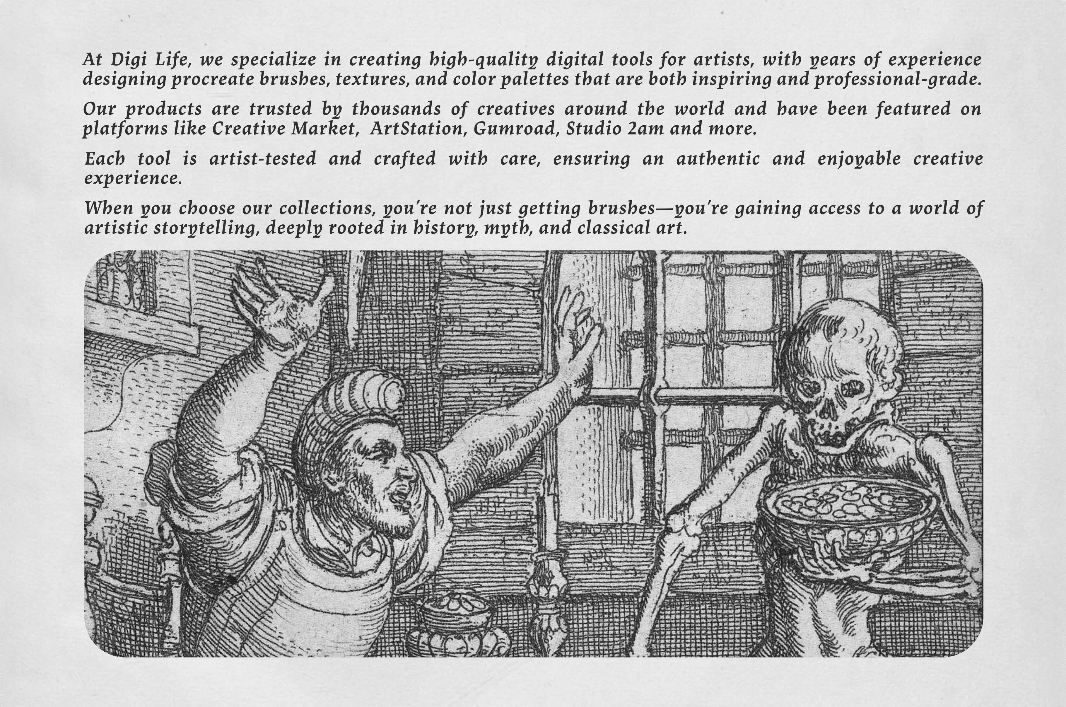 The Dance of Death Procreate Kit