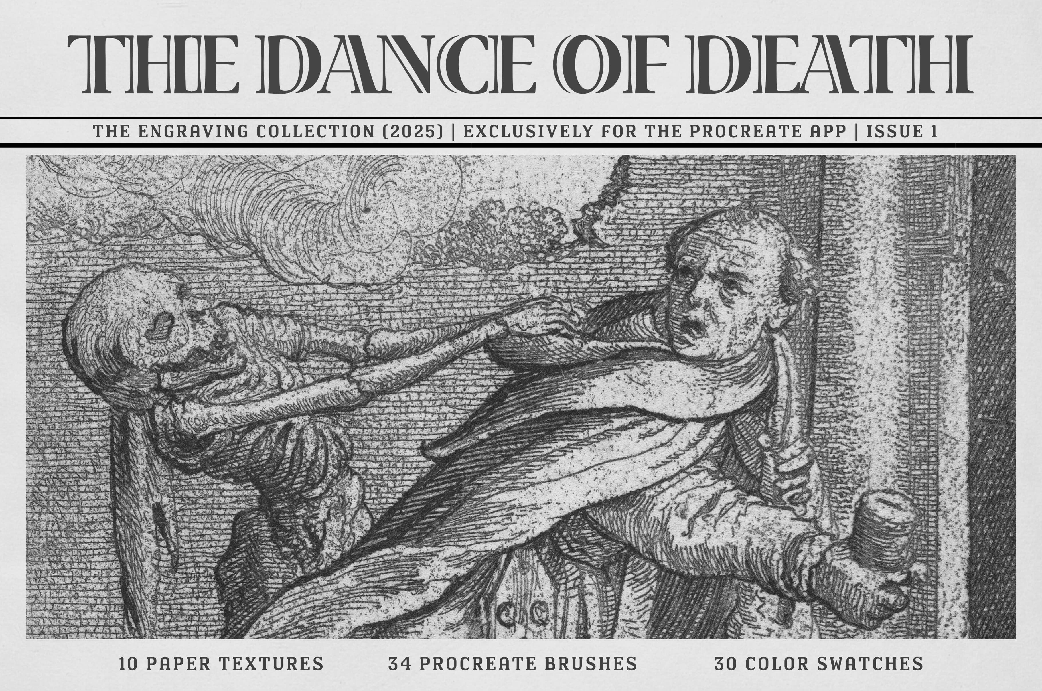 The Dance of Death Procreate Kit
