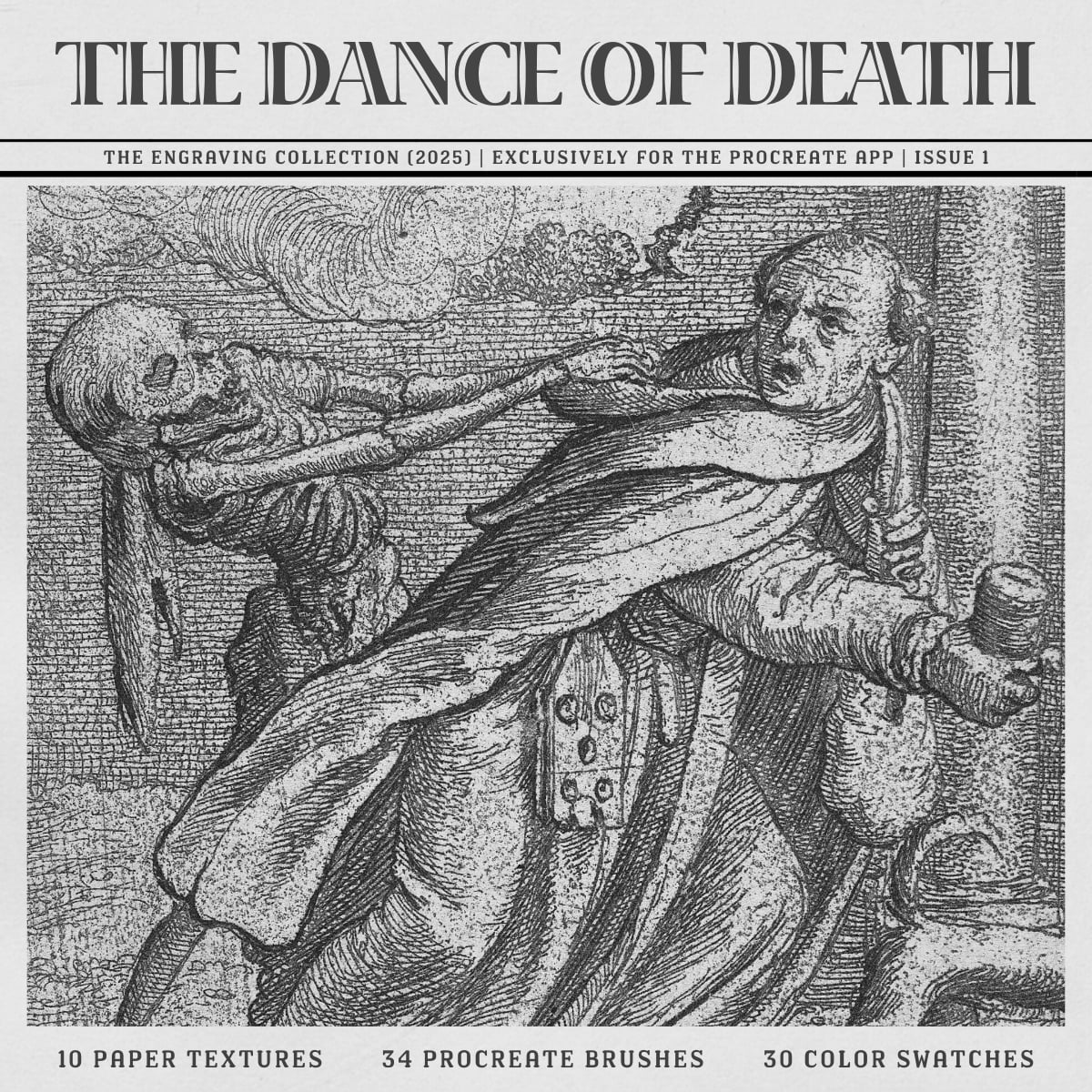 The Dance of Death Procreate Kit