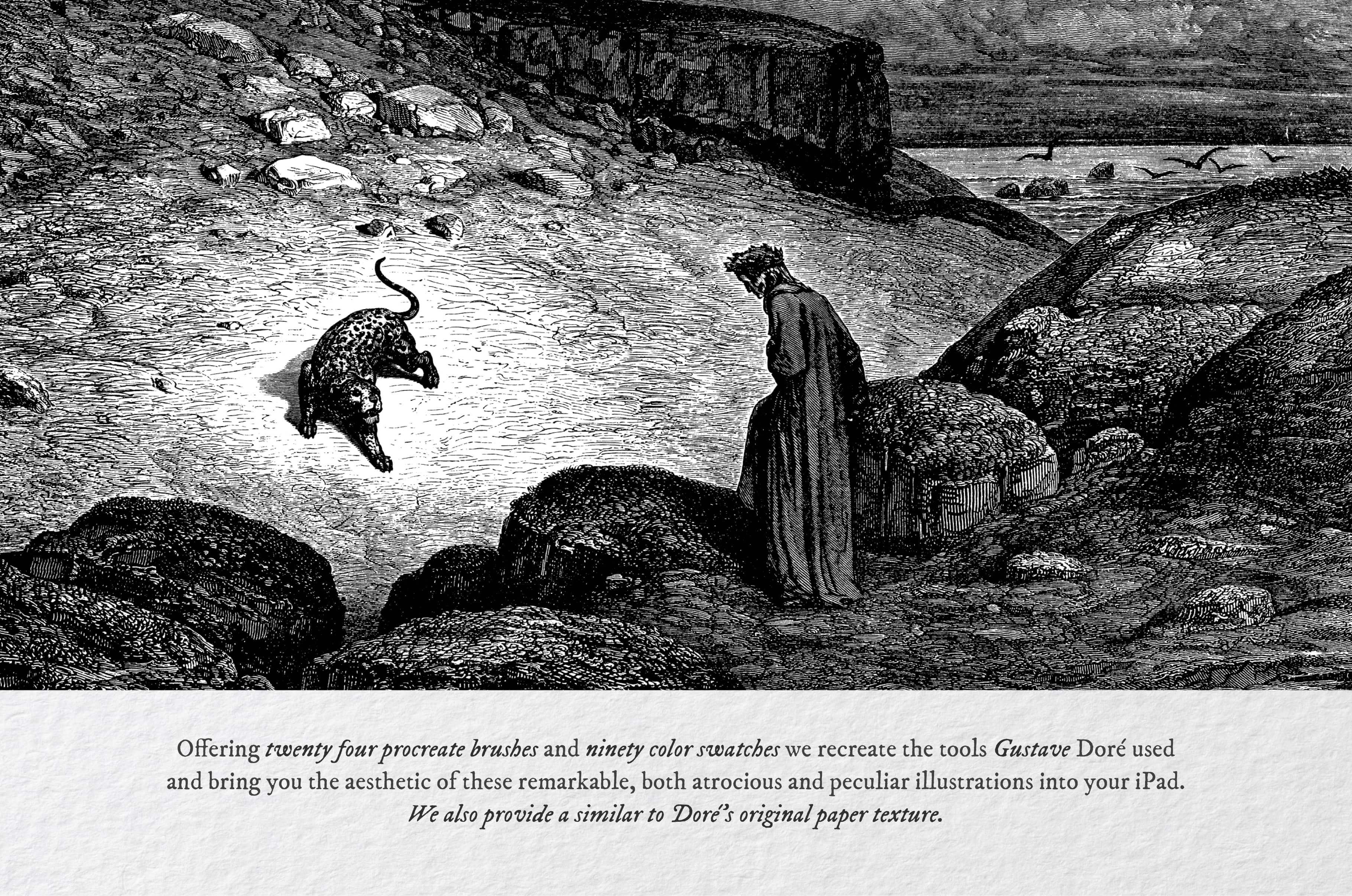 The Dante's Inferno Procreate Kit