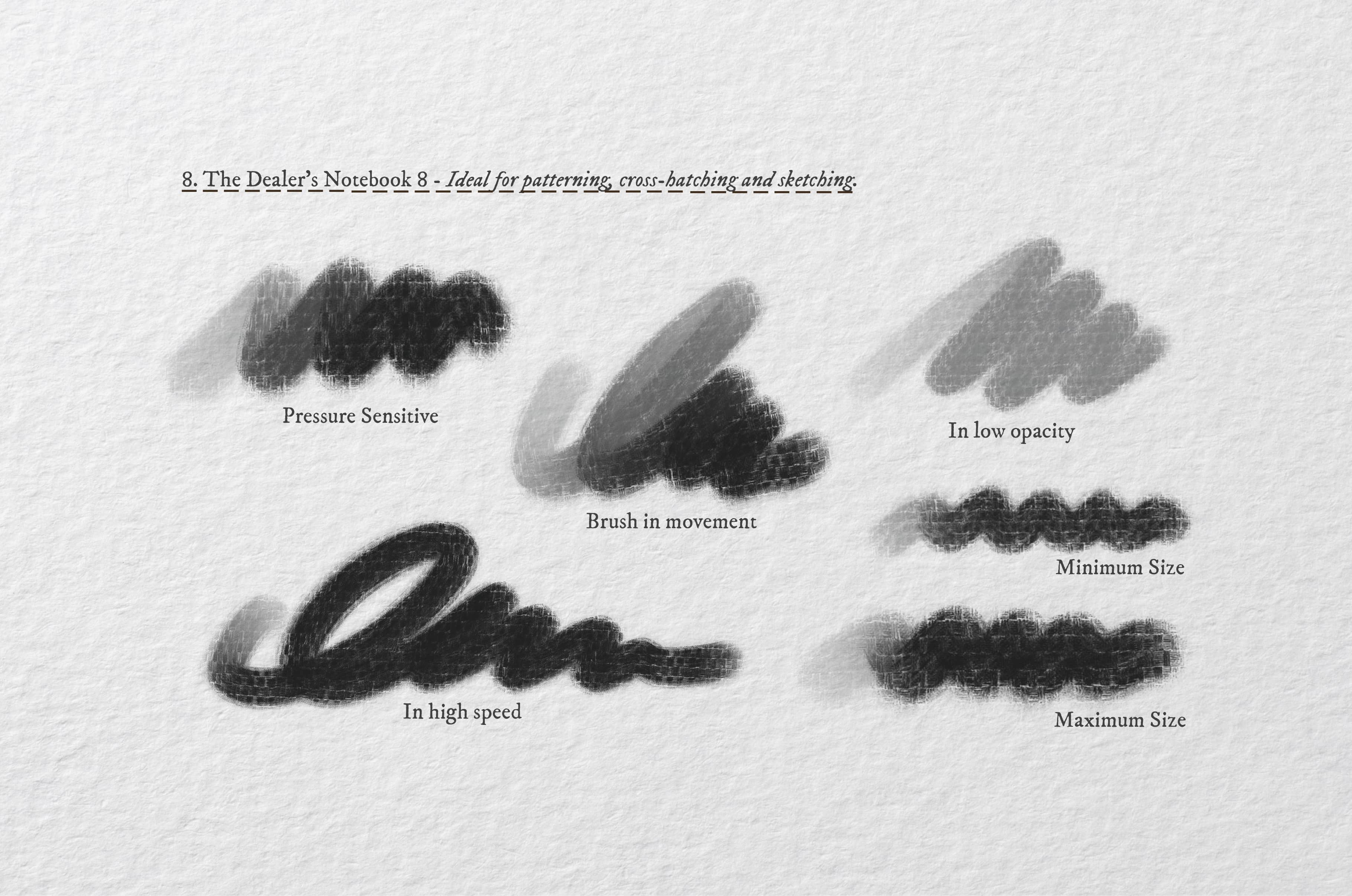 The Dealer's Notebook Procreate Kit