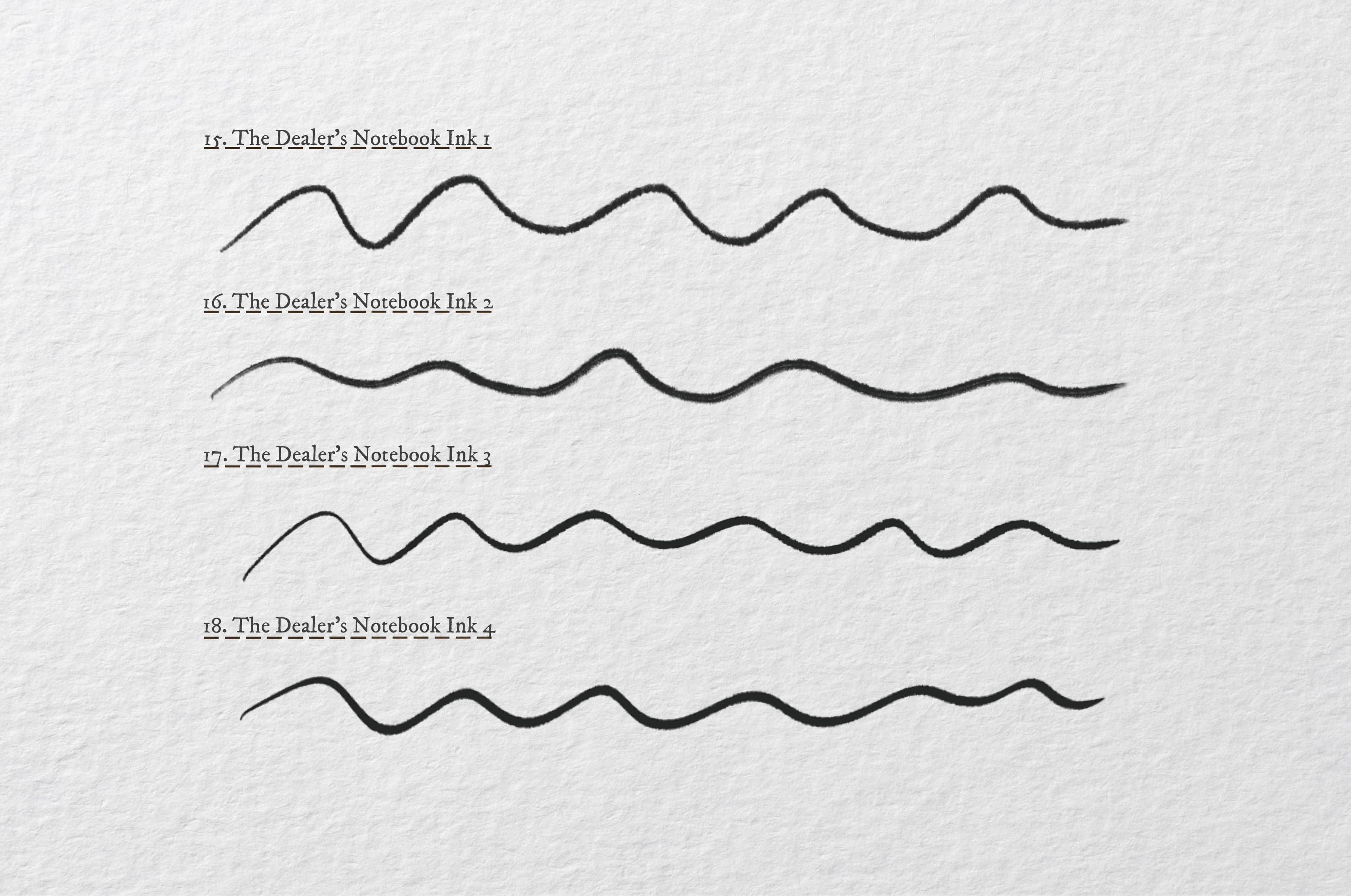 The Dealer's Notebook Procreate Kit