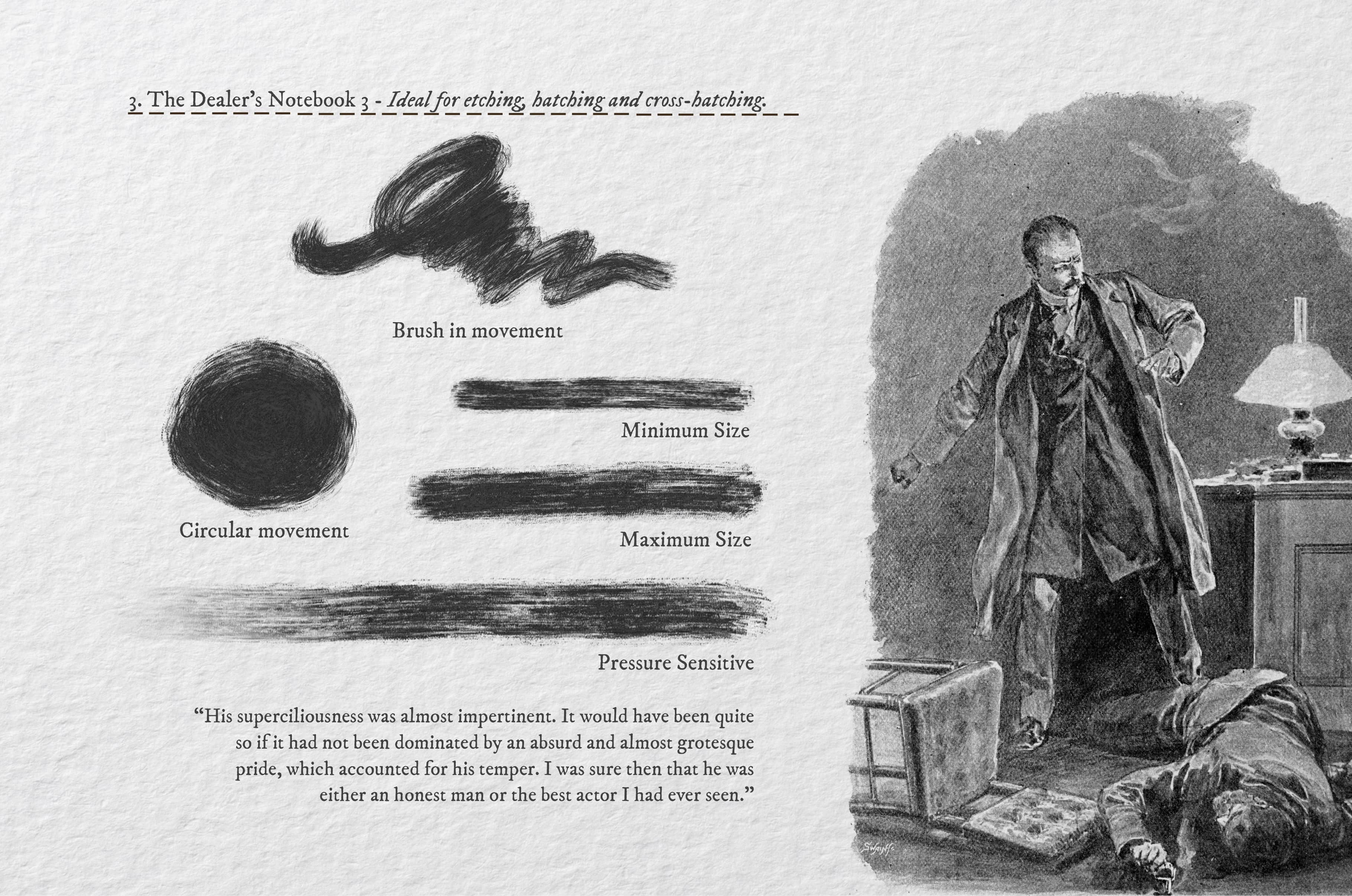 The Dealer's Notebook Procreate Kit