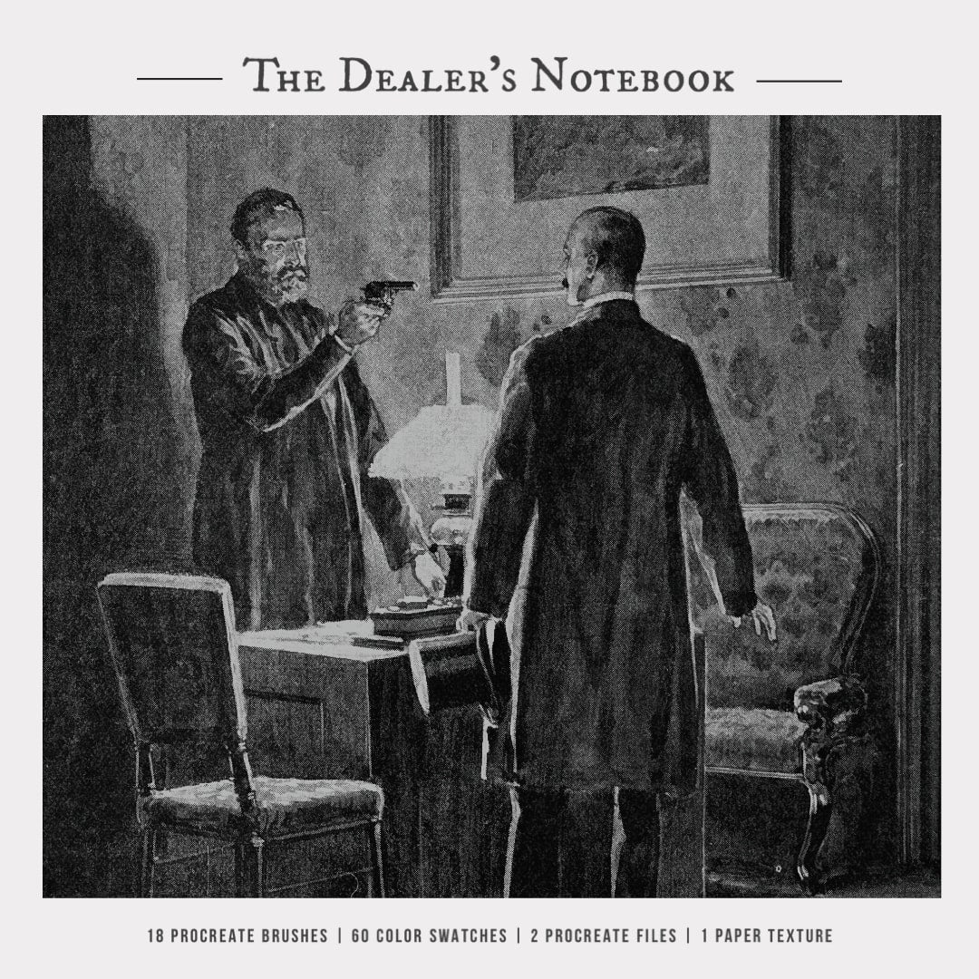 The Dealer's Notebook Procreate Kit