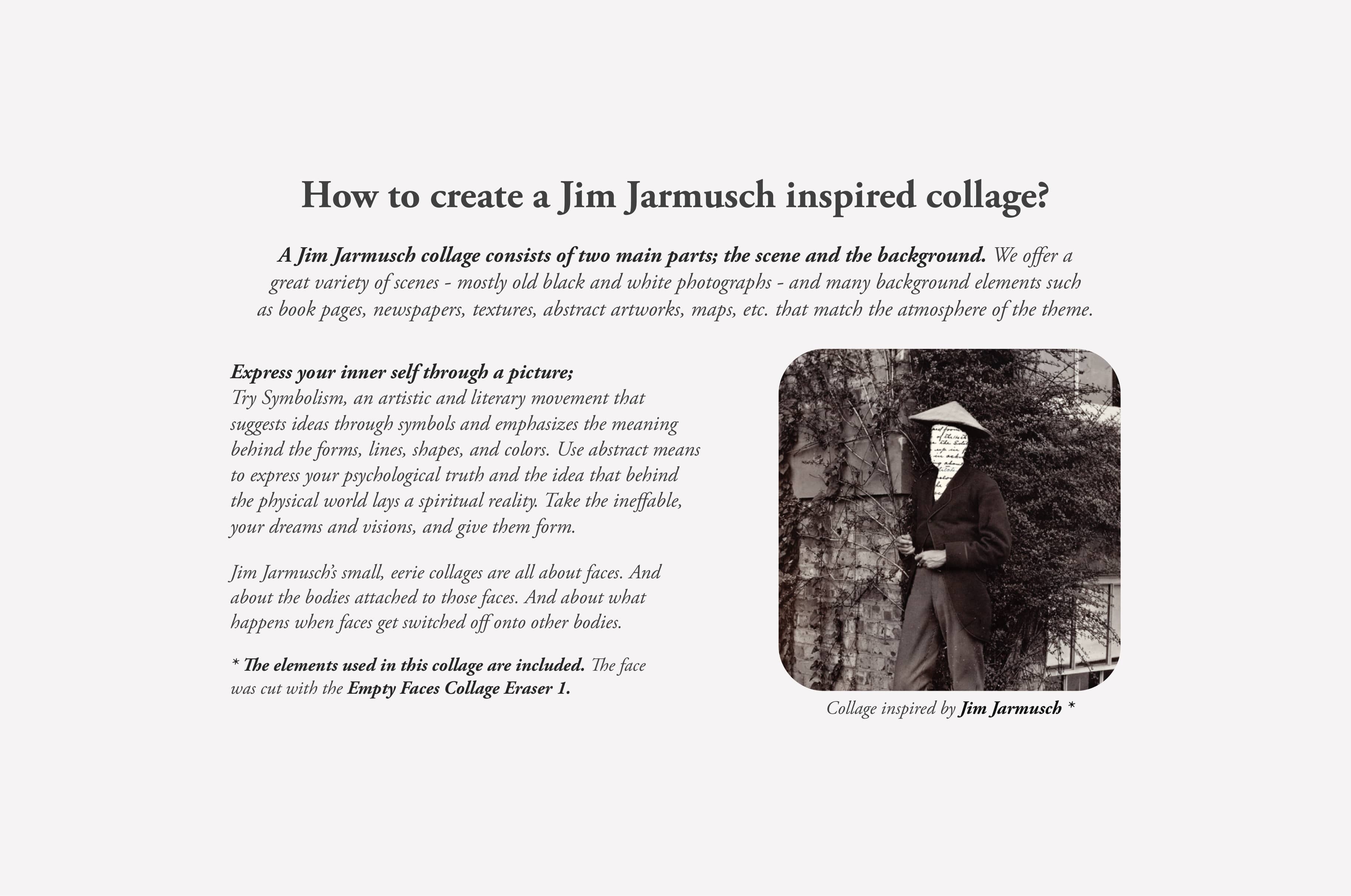 The Empty Faces Collage Creator & Procreate Erasers