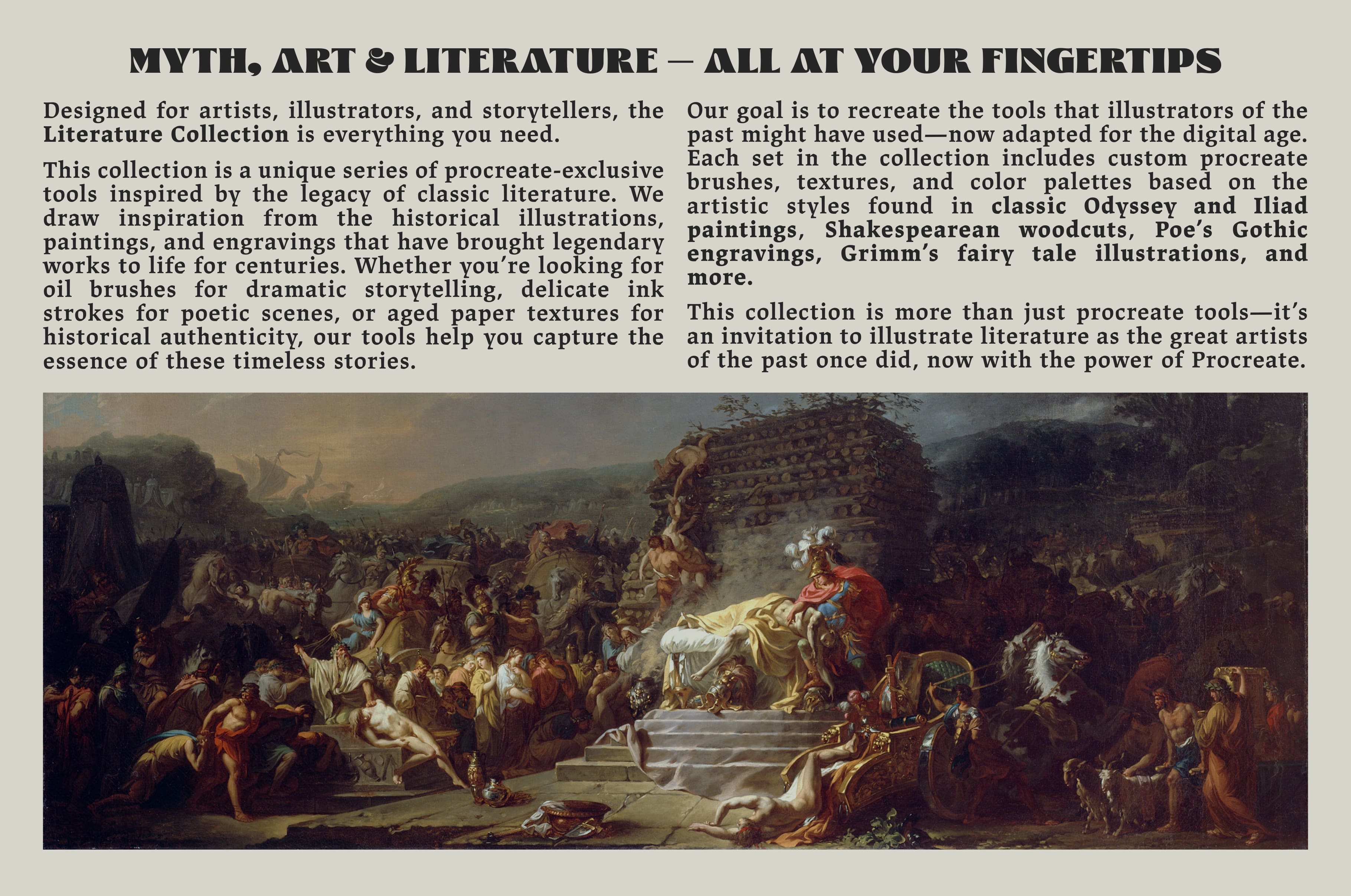 The Iliad Procreate Kit