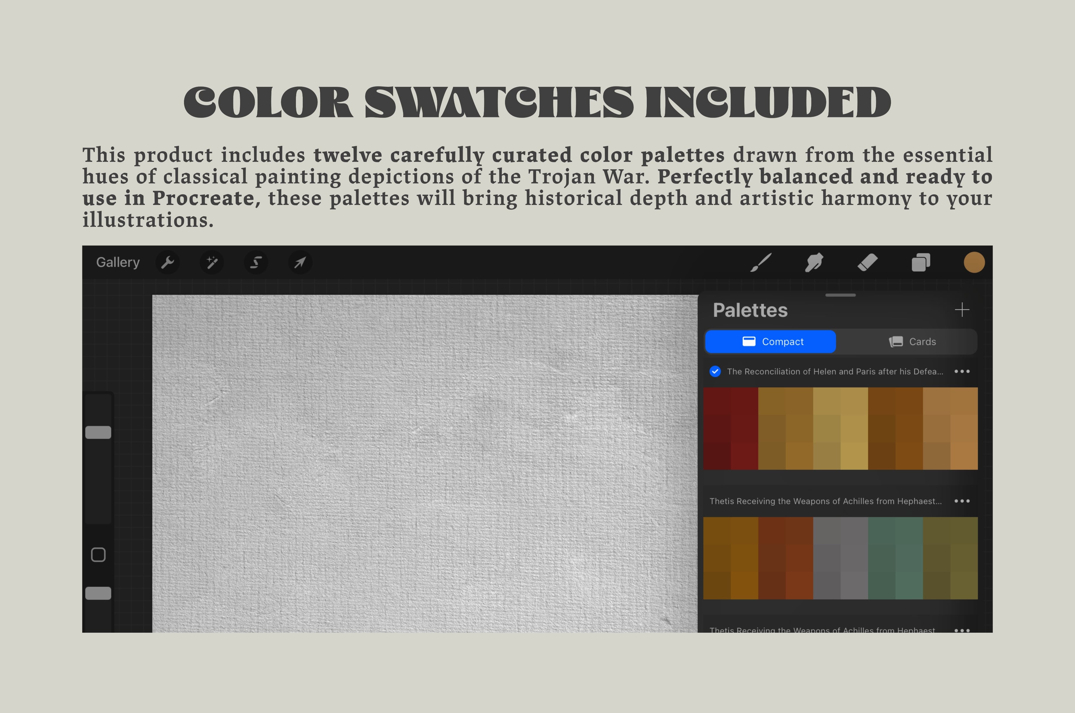 The Iliad Procreate Kit