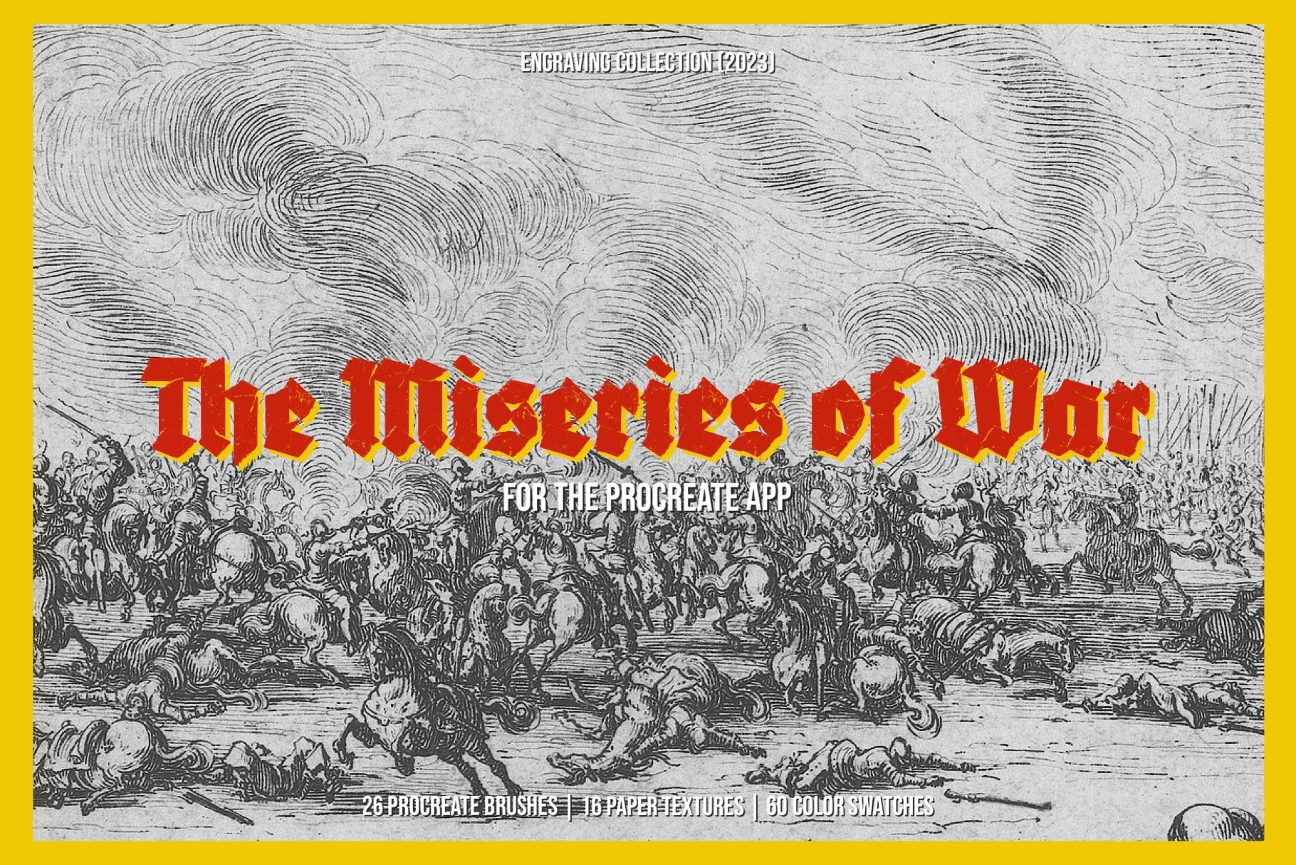 The Miseries of War Procreate Kit
