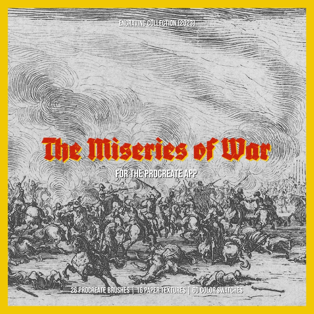 The Miseries of War Procreate Kit