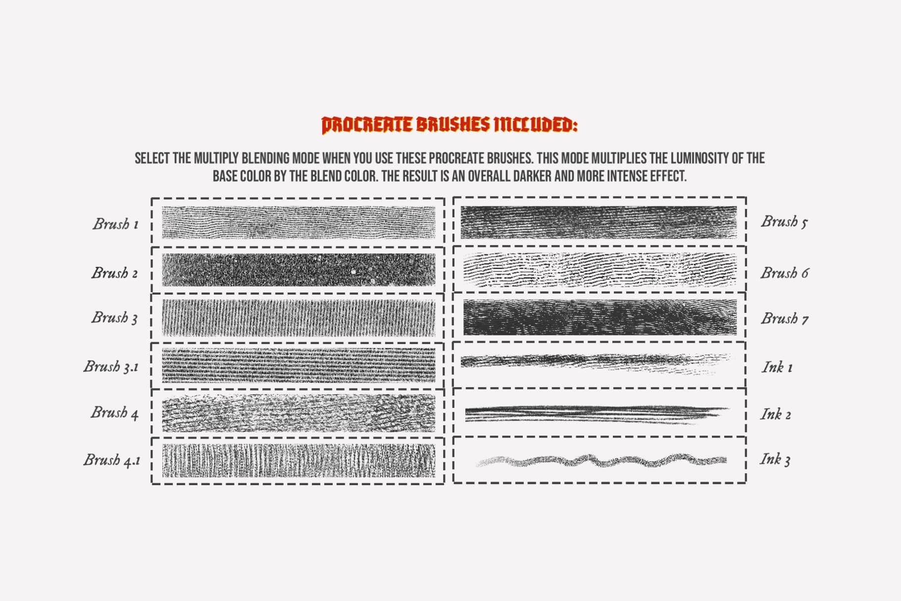 The Paradise Lost Procreate Kit