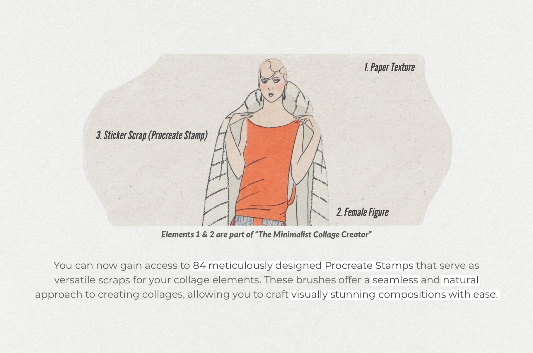 The Procreate Collage Scrap Creator