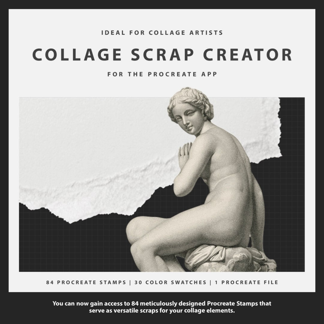 The Procreate Collage Scrap Creator
