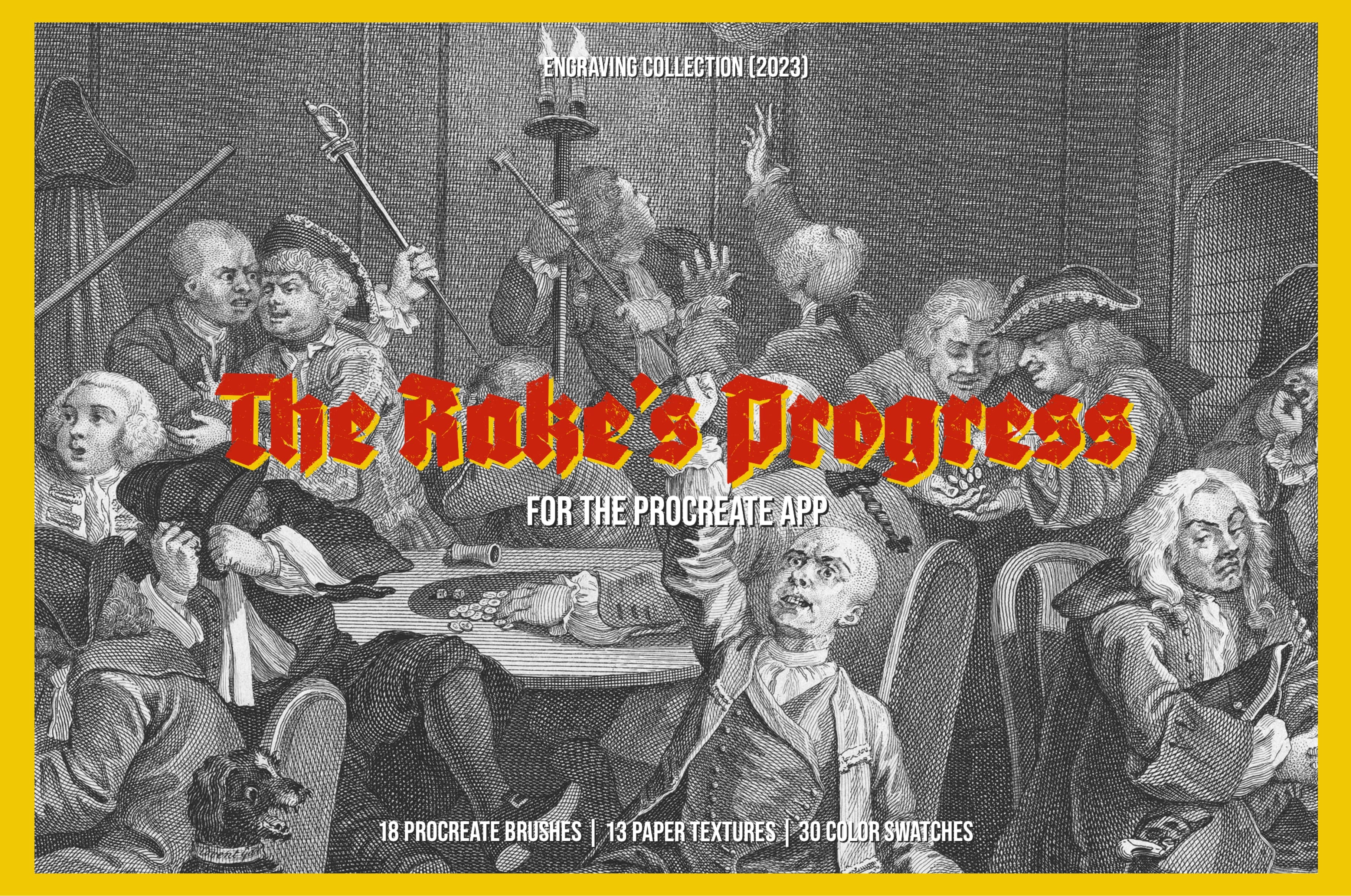 The Rake's Progress Procreate Kit