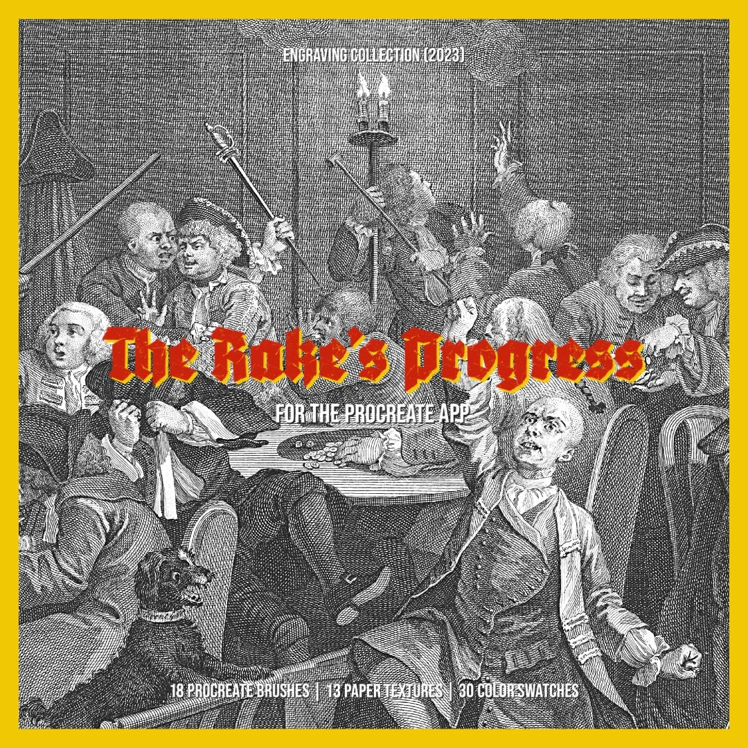 The Rake's Progress Procreate Kit