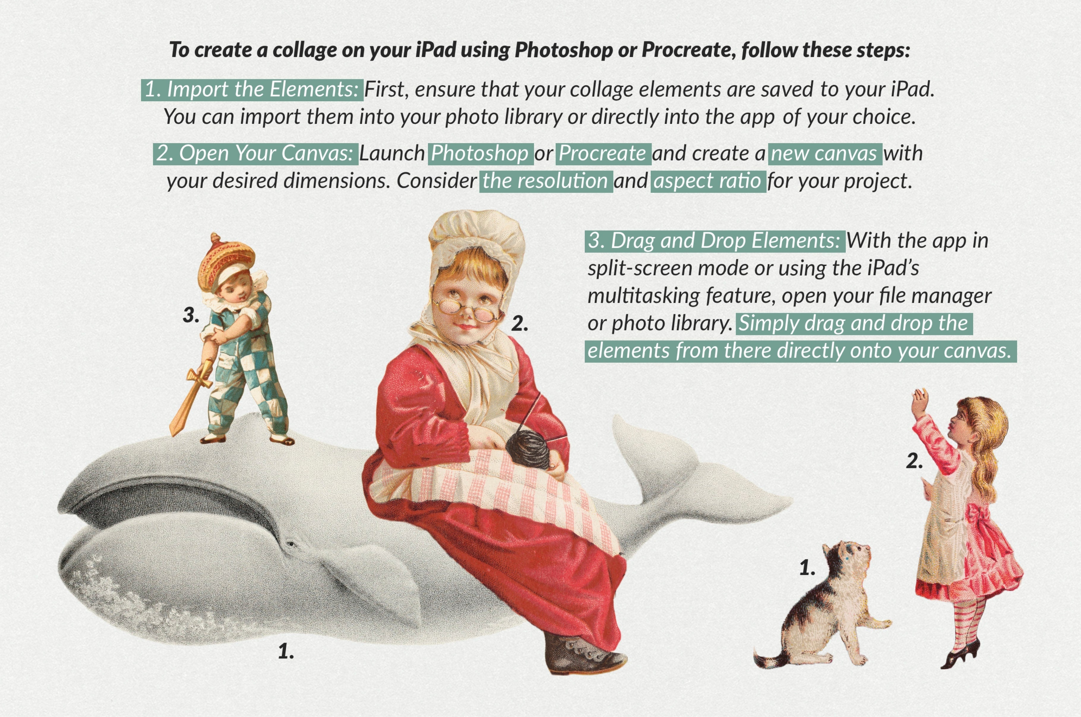 The Vintage Collage Creator - Childhood Memories