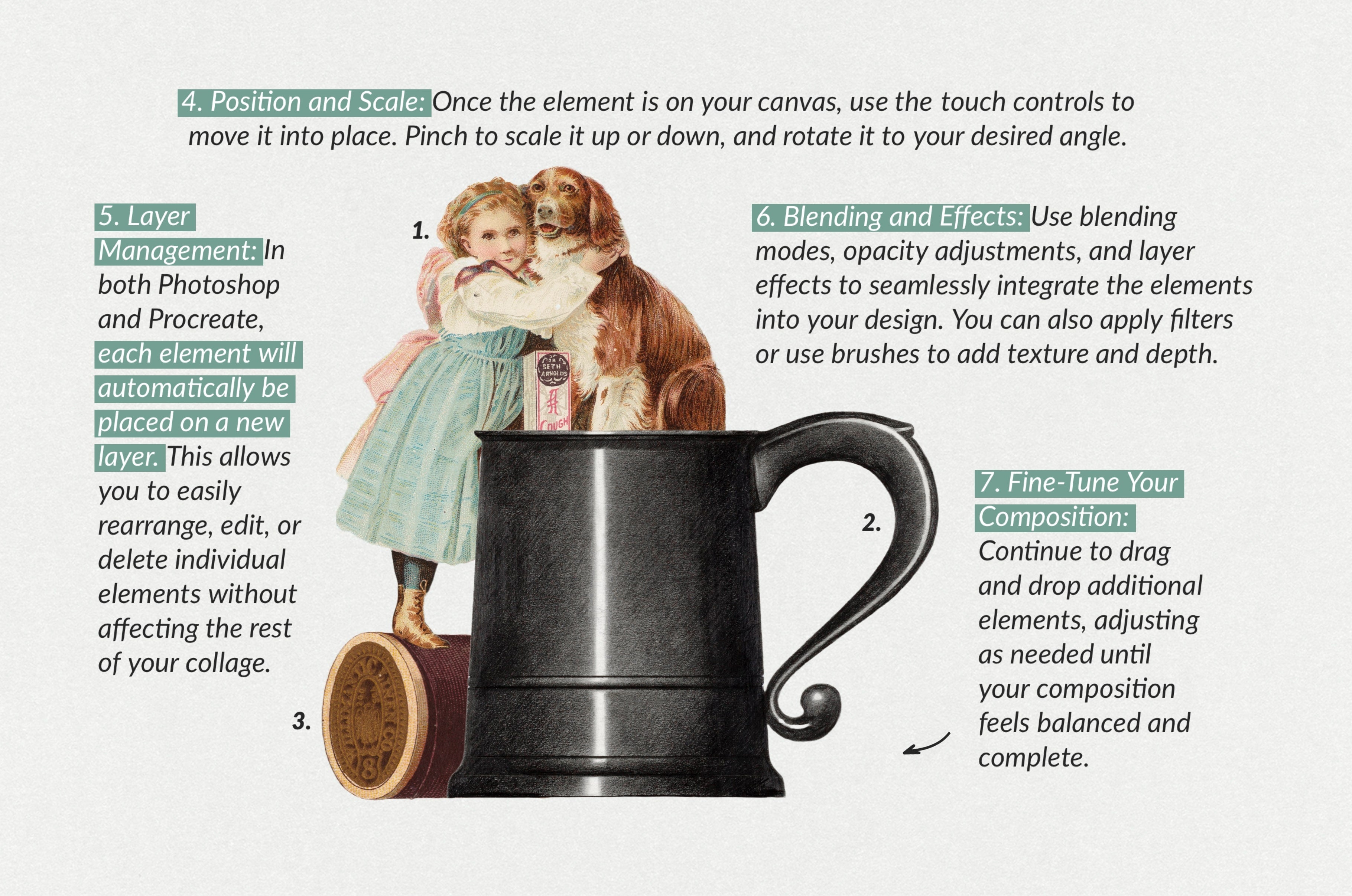 The Vintage Collage Creator - Childhood Memories