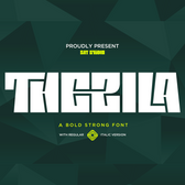 Thezila - Bold Display Typeface