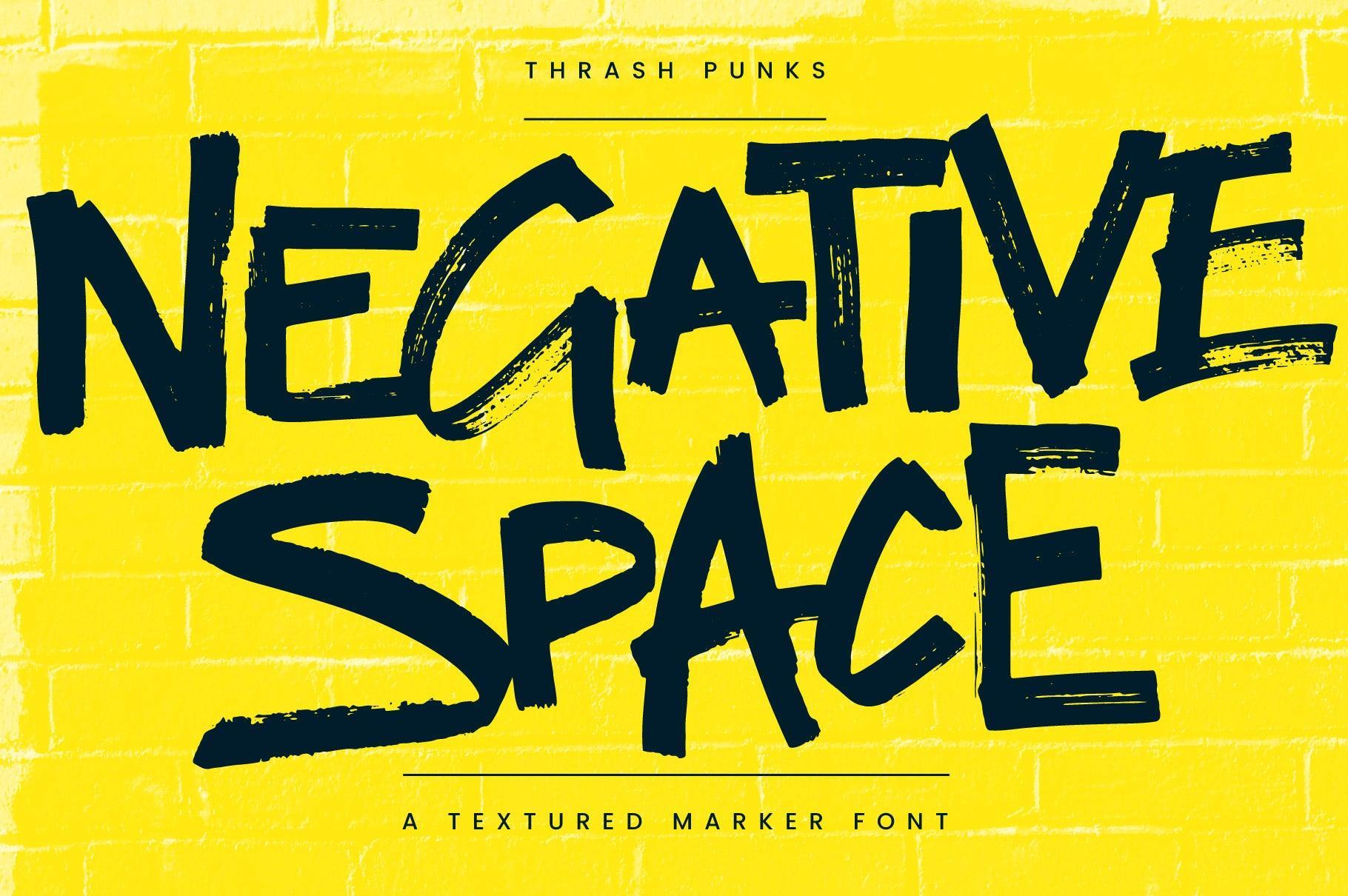 Thrash Punks: Chunky Marker Font