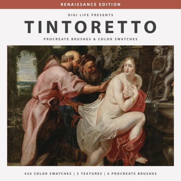 Tintoretto Procreate Brushes & Color Palettes