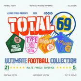 Total 69 - Retro Sports Font Collection